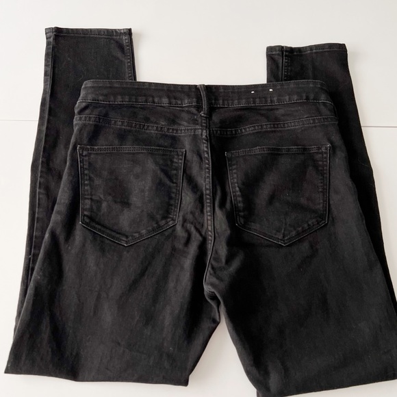 H&M Black Skinny Regular Ankle Jeans Size 31 - Picture 3 of 12